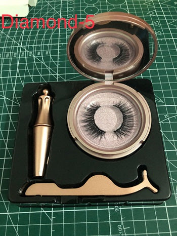 Magnetic Eyelashes, Eyeliner, Tweezer Set