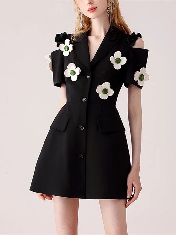 Luxury Temperament Blazer Dress