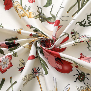 130cm Luxury Brand Twill Silk Scarf