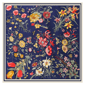 130cm Luxury Brand Twill Silk Scarf