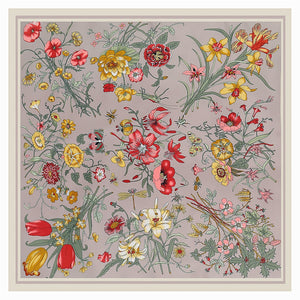 130cm Luxury Brand Twill Silk Scarf