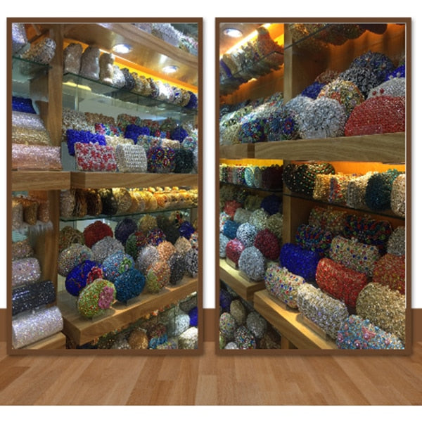 Crystal Flower Bag