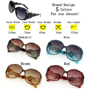 Luxury Oversized Sunglasses Polygon Frame