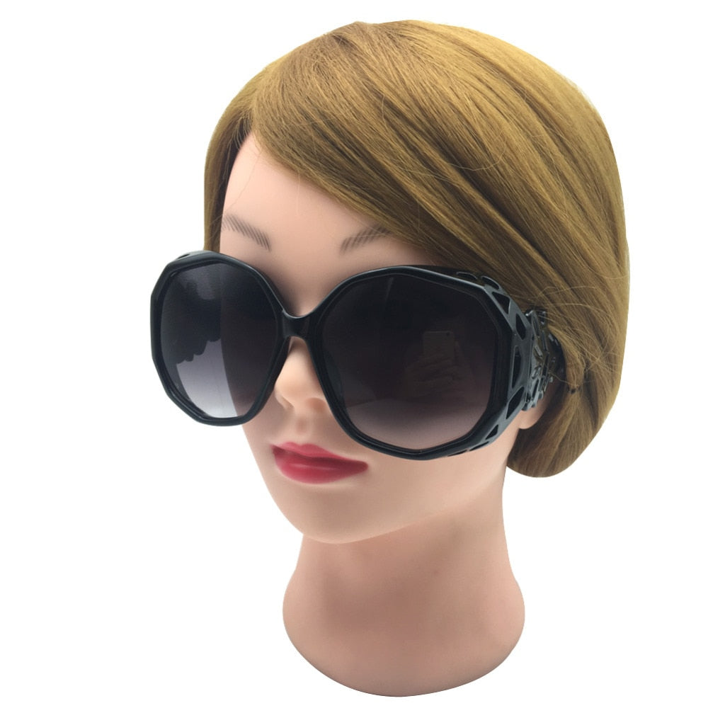 Luxury Oversized Sunglasses Polygon Frame