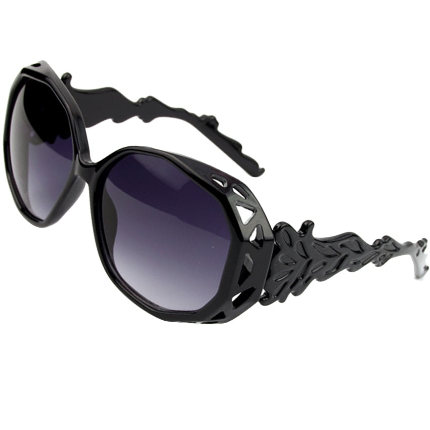 Luxury Oversized Sunglasses Polygon Frame