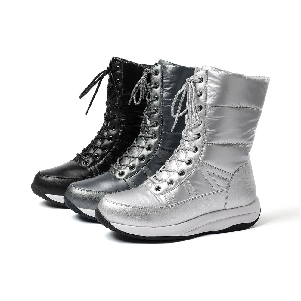 Winter Ankle Boots Waterproof Non Slip