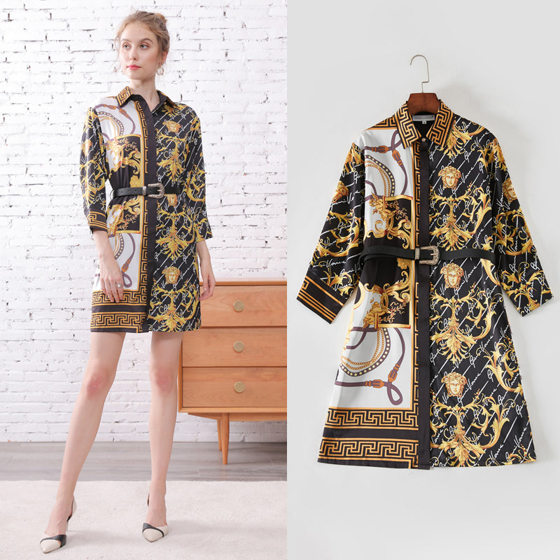 Retro Baroque Palace Style Dress