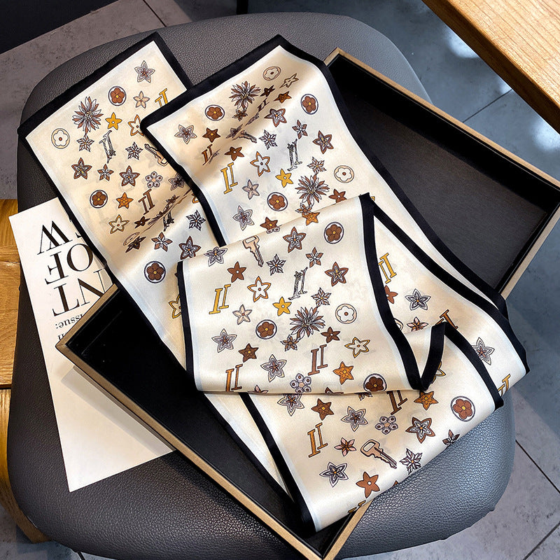 Spring and Autumn Silk Scarf