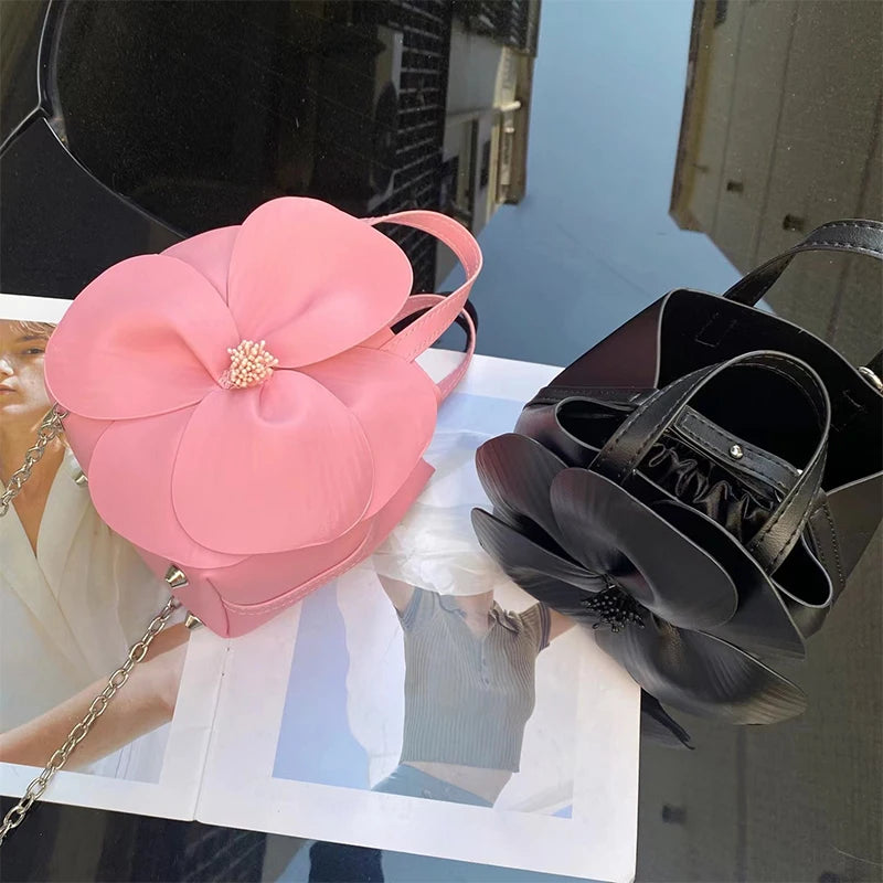 French Petal Flower Handbag