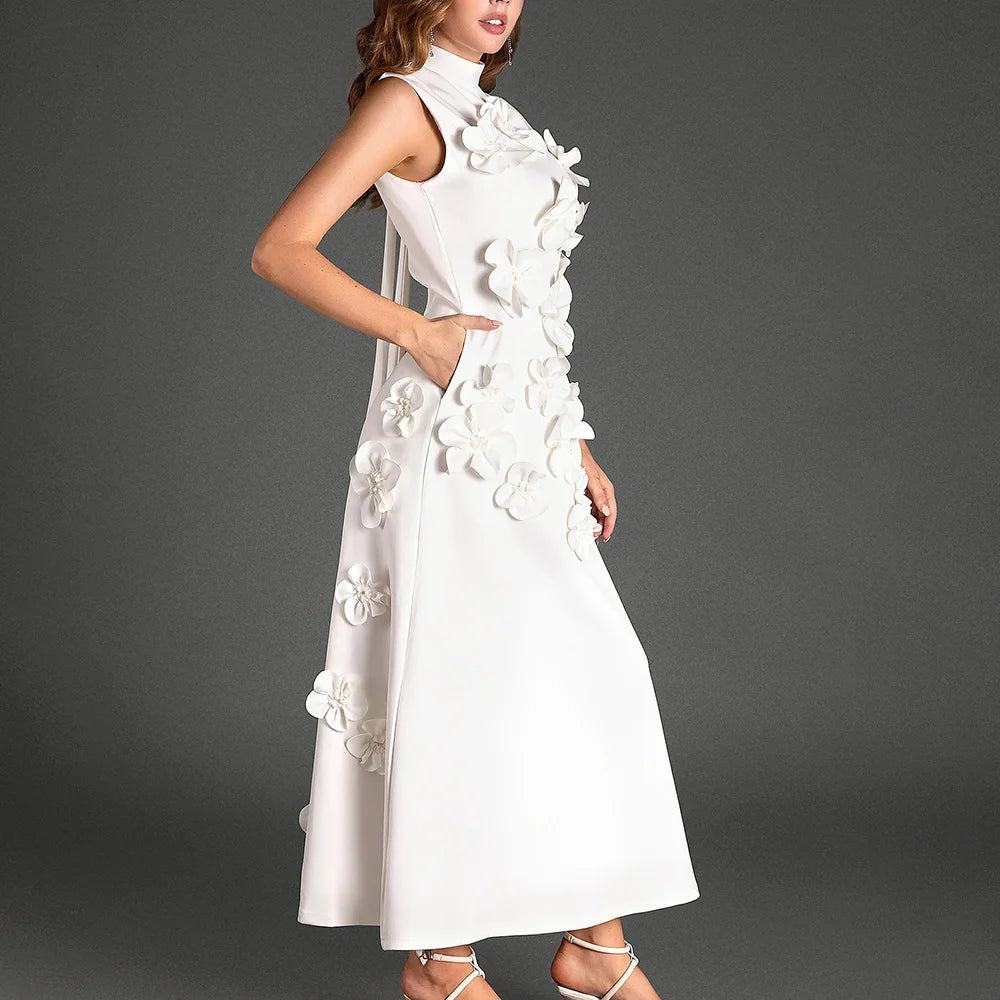 Patchwork Appliques Dress