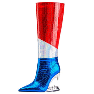 Colorful Knee Boots