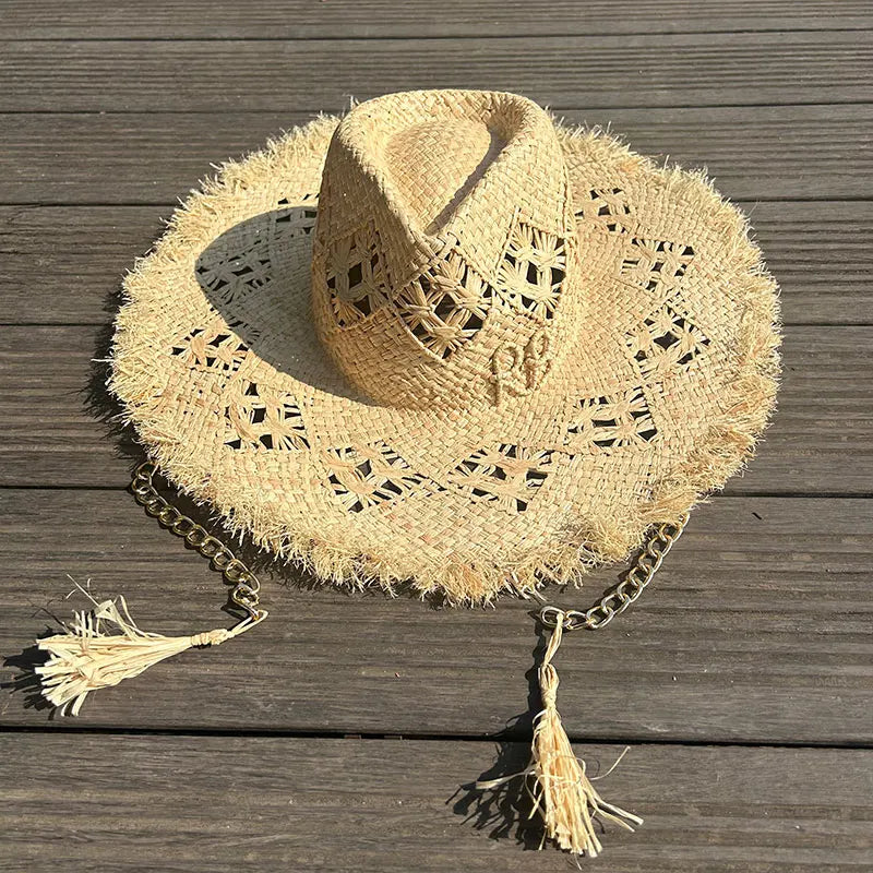 2025 Summer Raffia Straw Hat