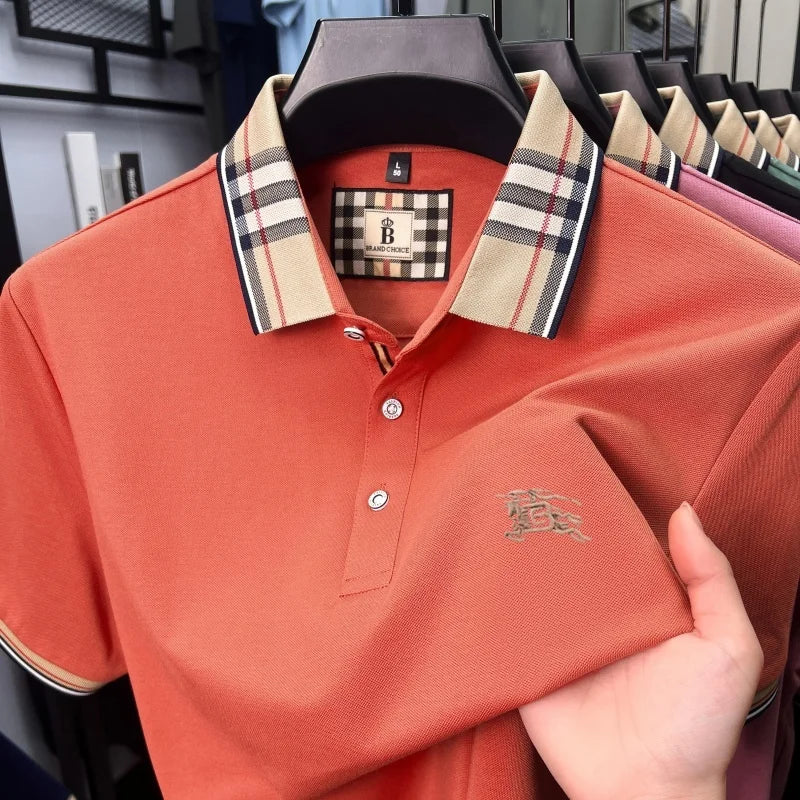 Designer Fashion Brand Short Sleeve Polo Shirt