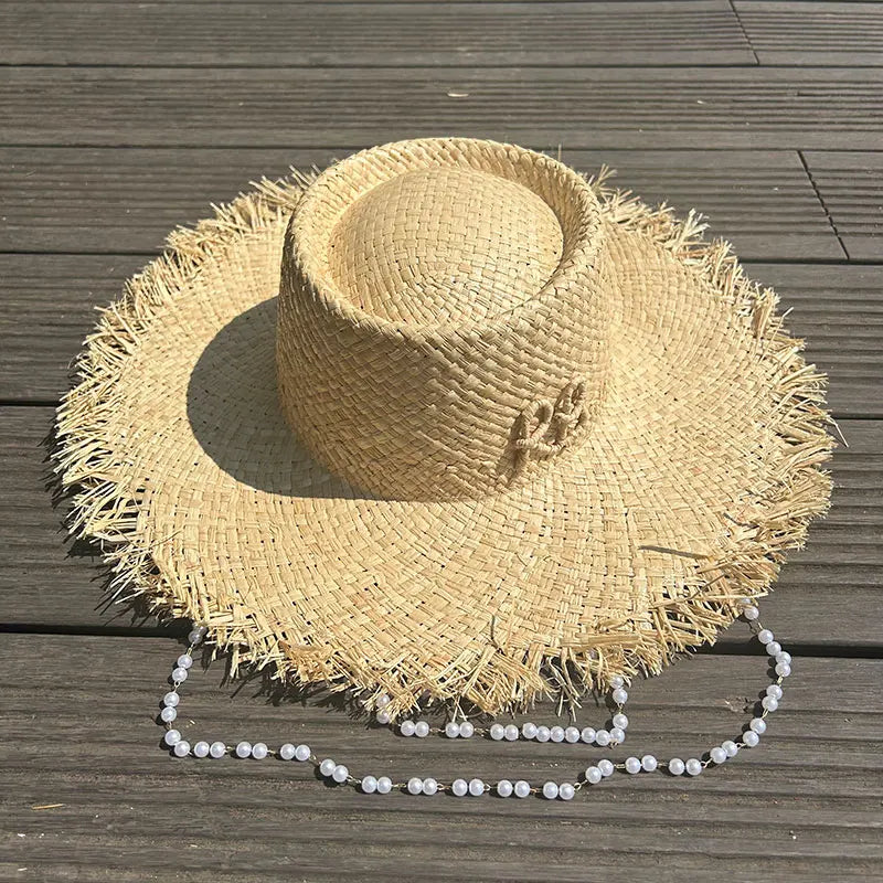 2025 Summer Raffia Straw Hat