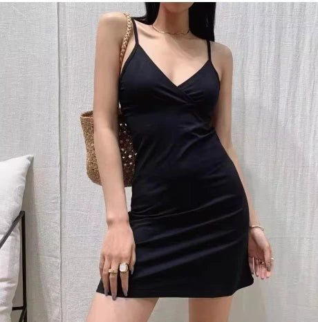 Sheer Spliced Ruffles Folds Mini Dresses
