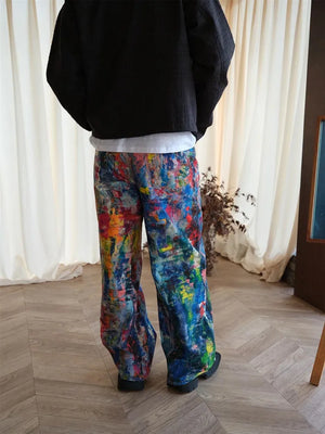 Graffiti Painting Baggy Jeans Pants