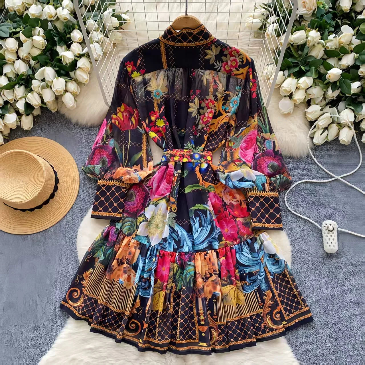Puff Sleeve Dress