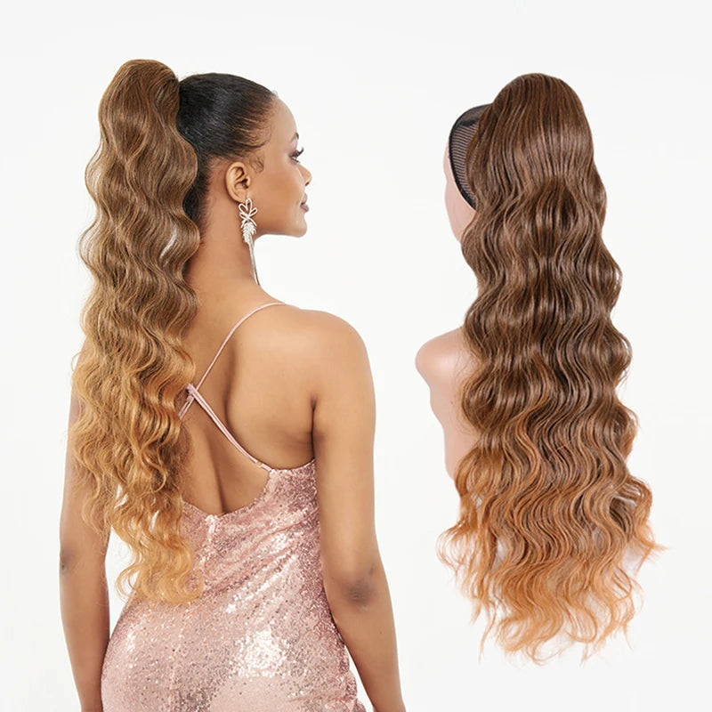 Synthetic Curly Ponytail Drawstring Hairpiece