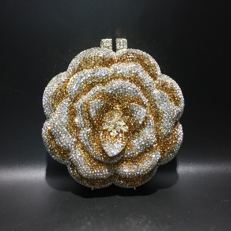Crystal Flower Bag