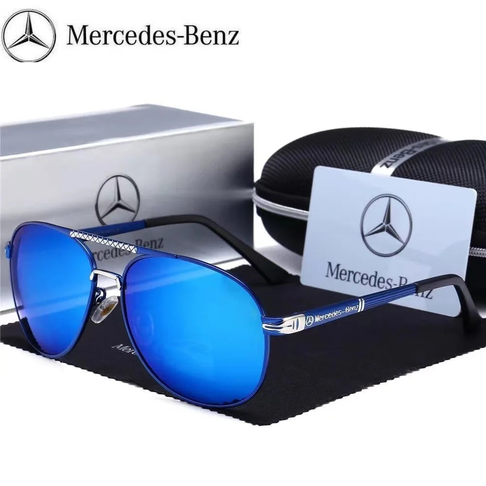 Mercedes Benz High-End Luxury Polarized Sunglasses Anti Glare Goggles