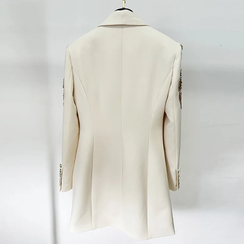 Luxury Quality Sequins Blazer Suit Dresses