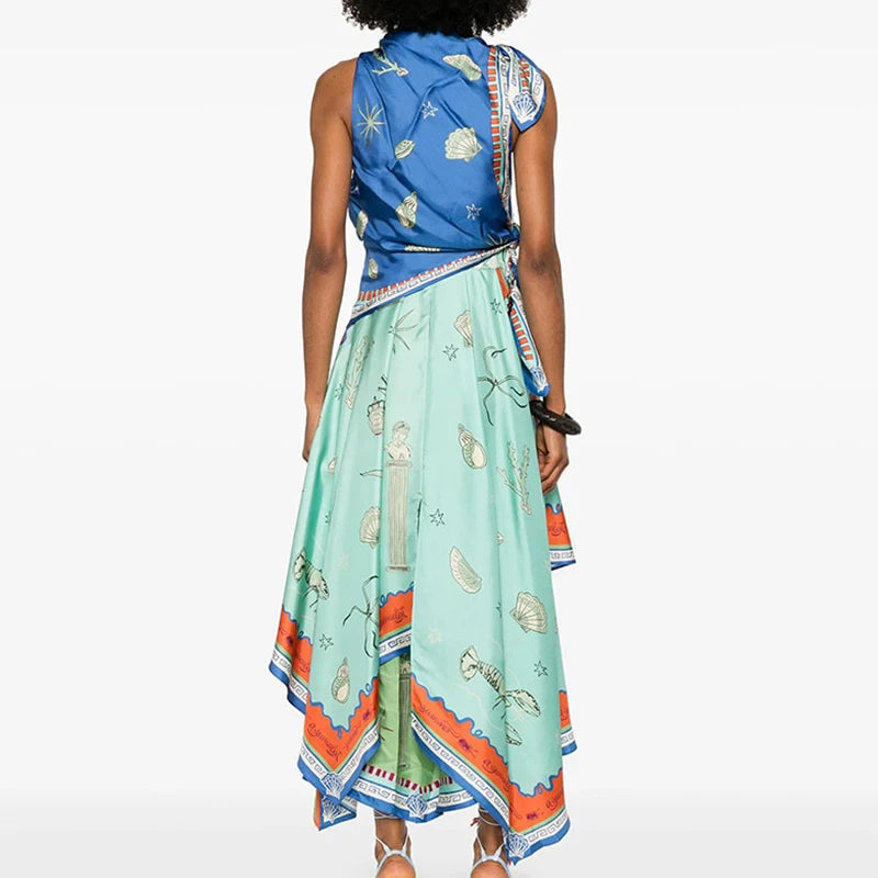 Irregular Dress Long Dress