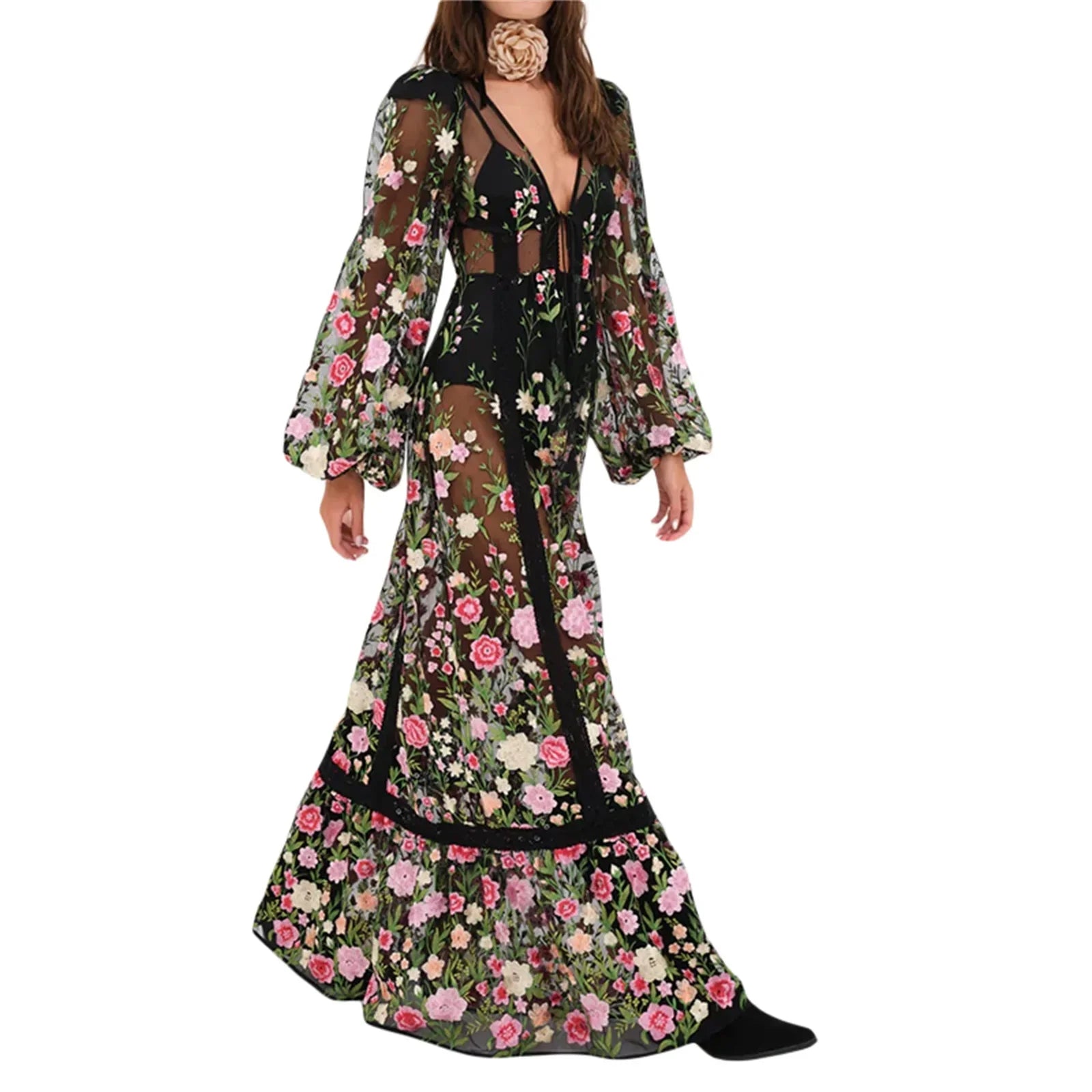 Sweet Long Beach Dress