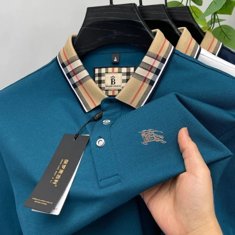 Designer Fashion Brand Short Sleeve Polo Shirt