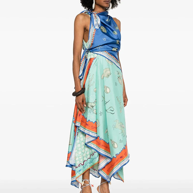 Irregular Dress Long Dress
