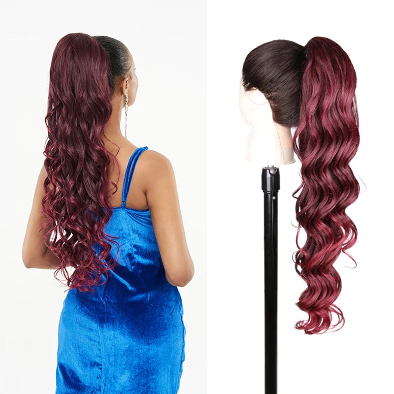 Synthetic Curly Ponytail Drawstring Hairpiece