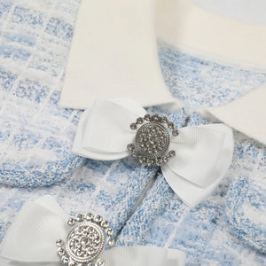 Designer Spring Long Sleeve Knitted Sweater Dresses