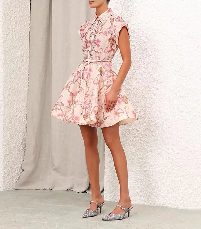 Australian Short Skirt with Tassel Puffy Style Dress