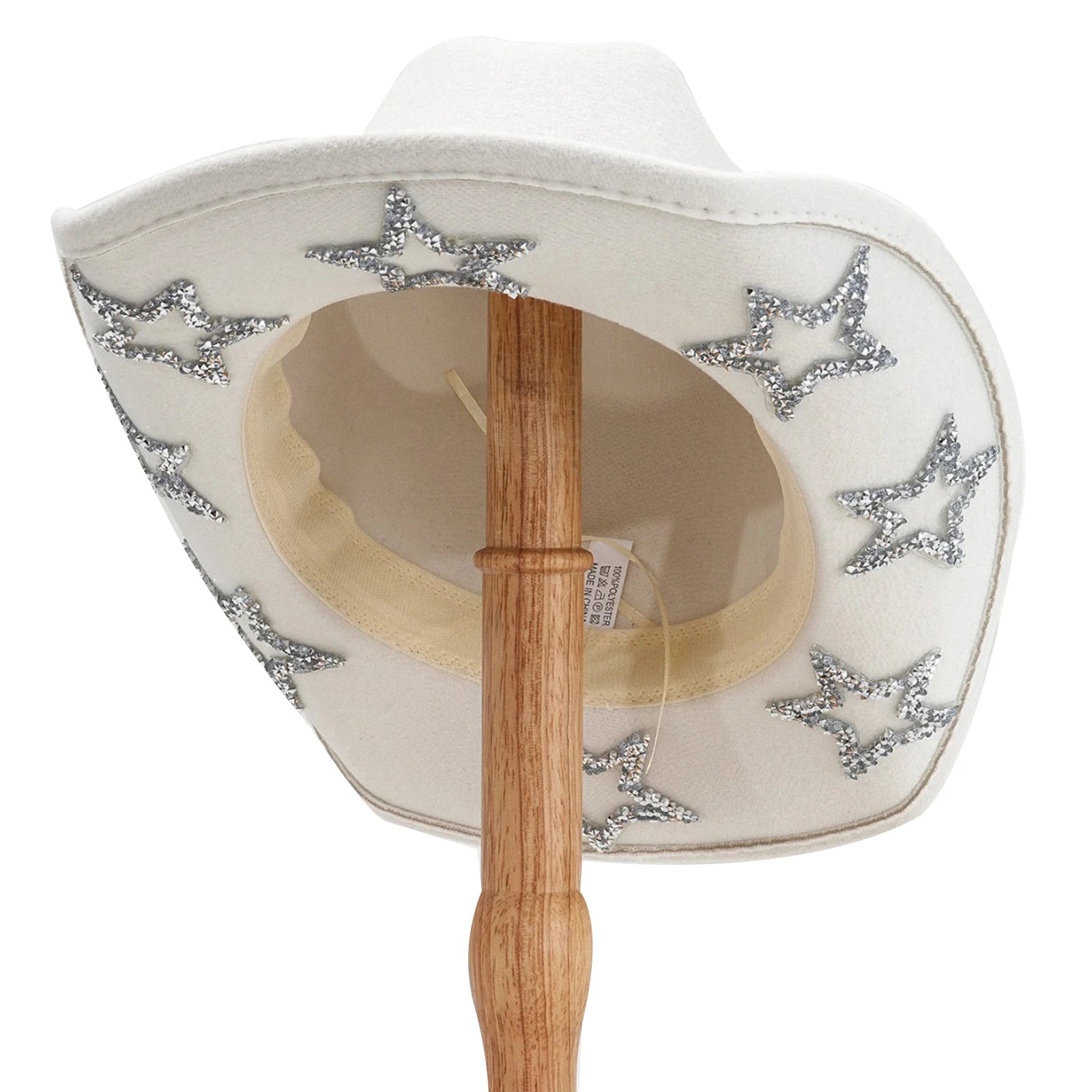 Cowgirl Hat Wide Brim Rhinestone Star Western Hats