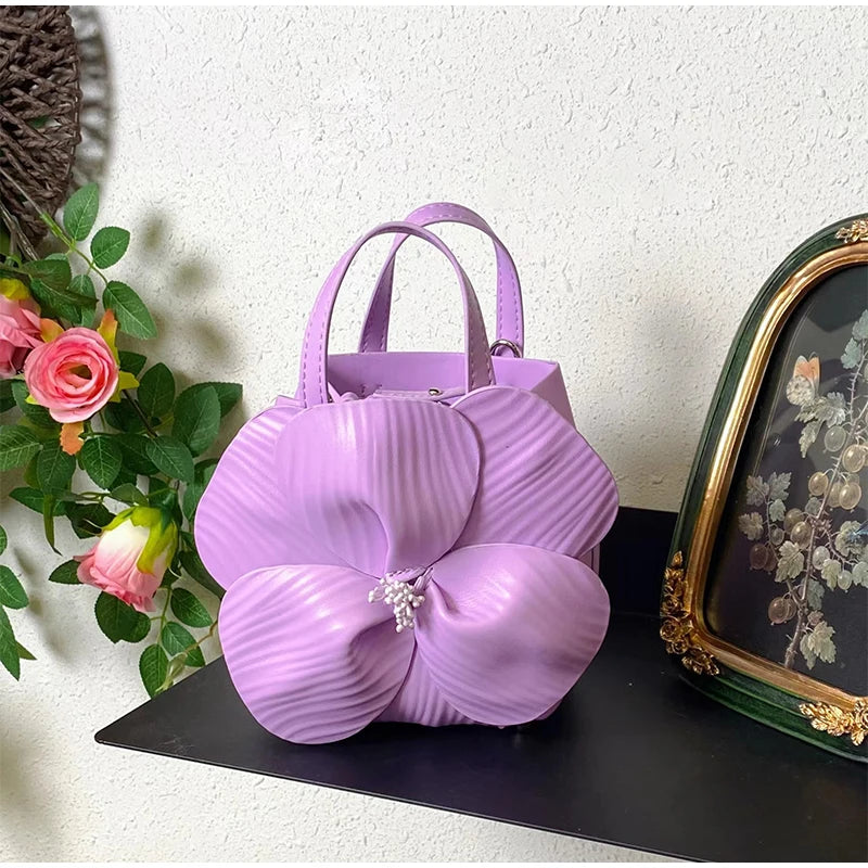 French Petal Flower Handbag