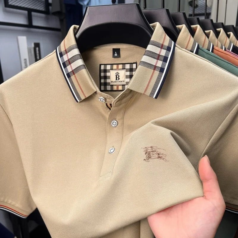 Designer Fashion Brand Short Sleeve Polo Shirt