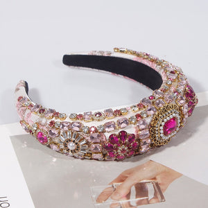 Craft Rhinestones Baroque Wide Headbands
