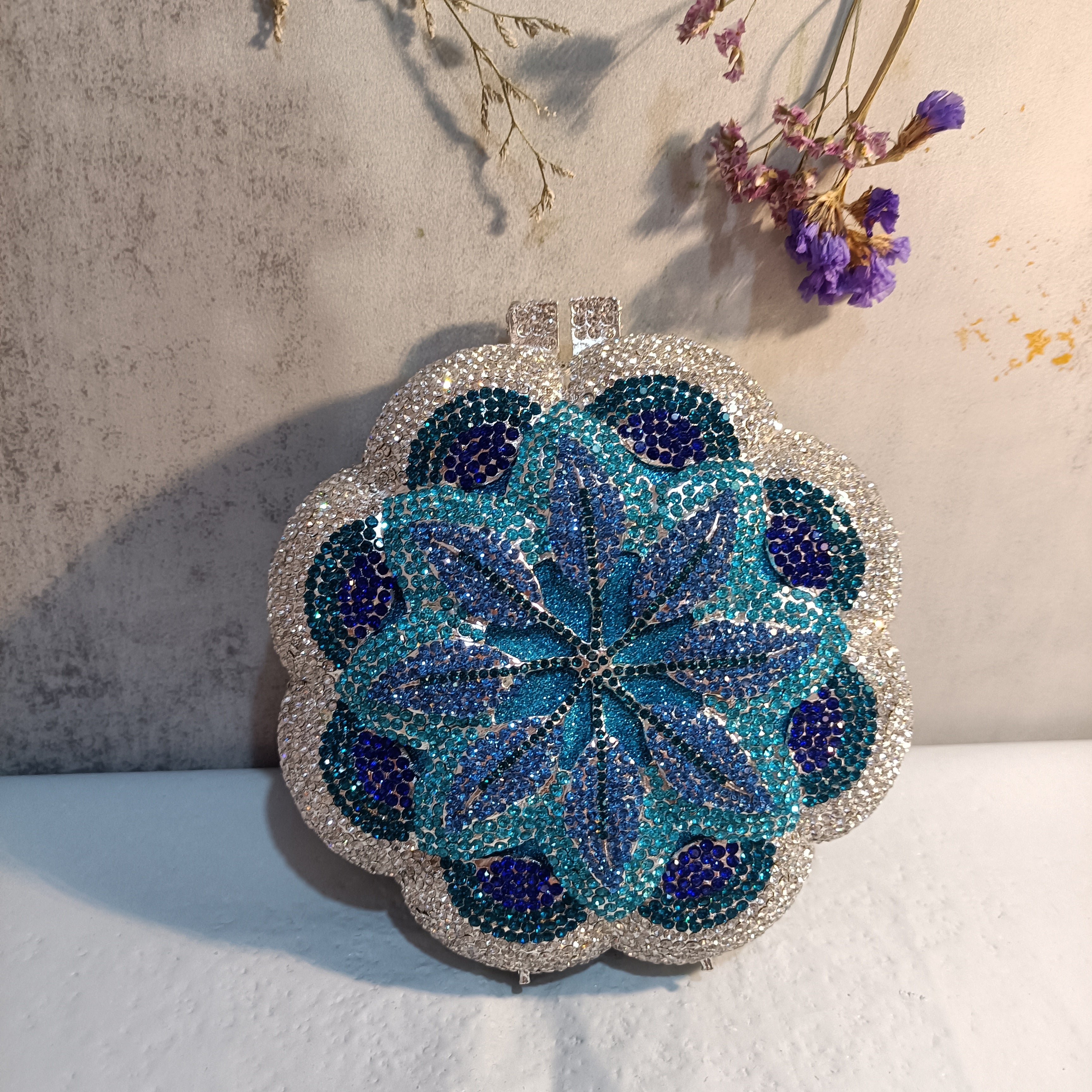 Crystal Flower Bag