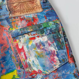 Street Style Graffiti Baggy Jeans