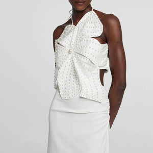 Patchwork Pearls Vest