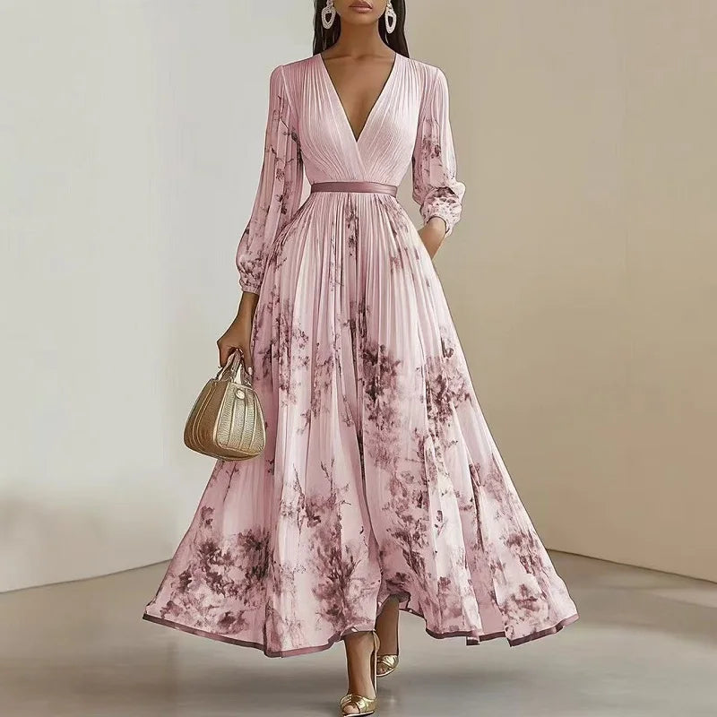 Spring Pleated Dress