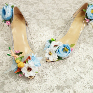Fairy Style Beauty Flower Transparent Flats