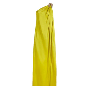 One-shoulder Sleeveless Maxi Dress