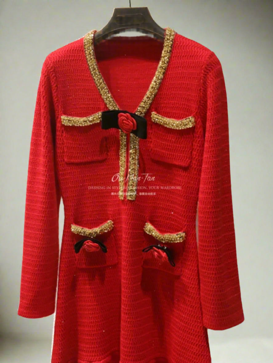 New Year's Red Dress