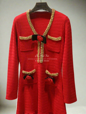 New Year's Red Dress