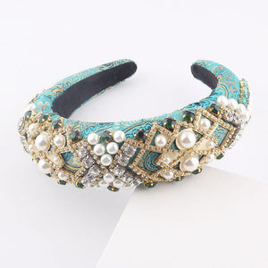Craft Rhinestones Baroque Wide Headbands