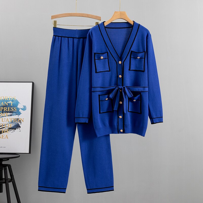 Panelled Knitted Sets
