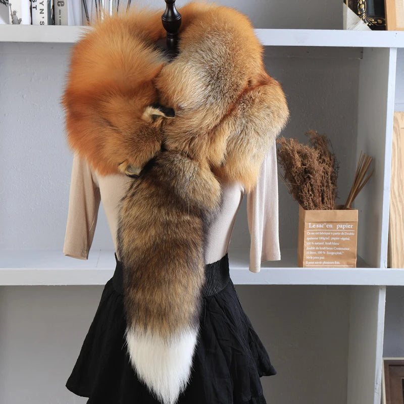 Real Fur Fox Scarf