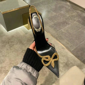 Rhinestone Transparent Shoes