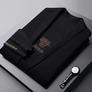 Cashmere Cardigan Men High End Knitted Sweater