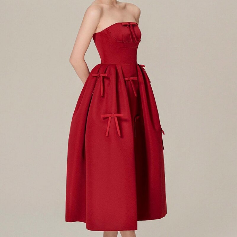 Red Elegant Bodycon Dress